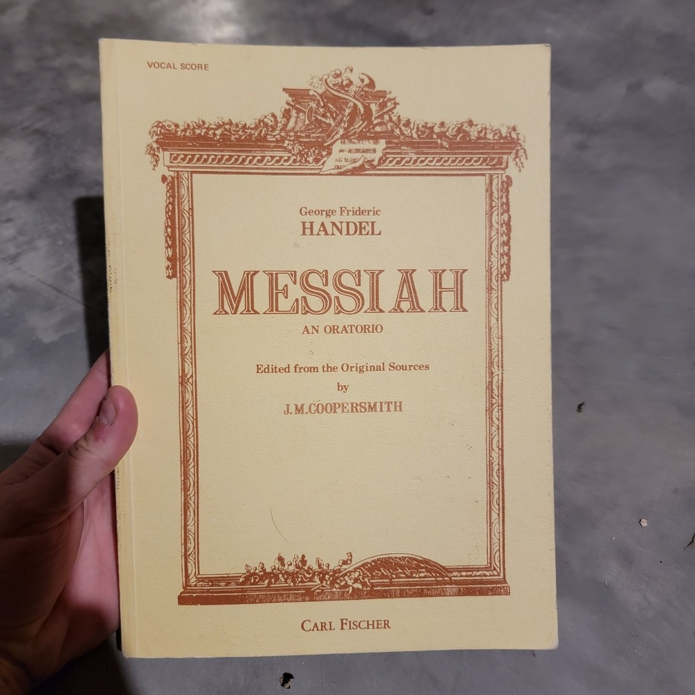 Messiah An Oratorio - G F Handel - Edited by J M Coppersmith (Vocal Score 1948)